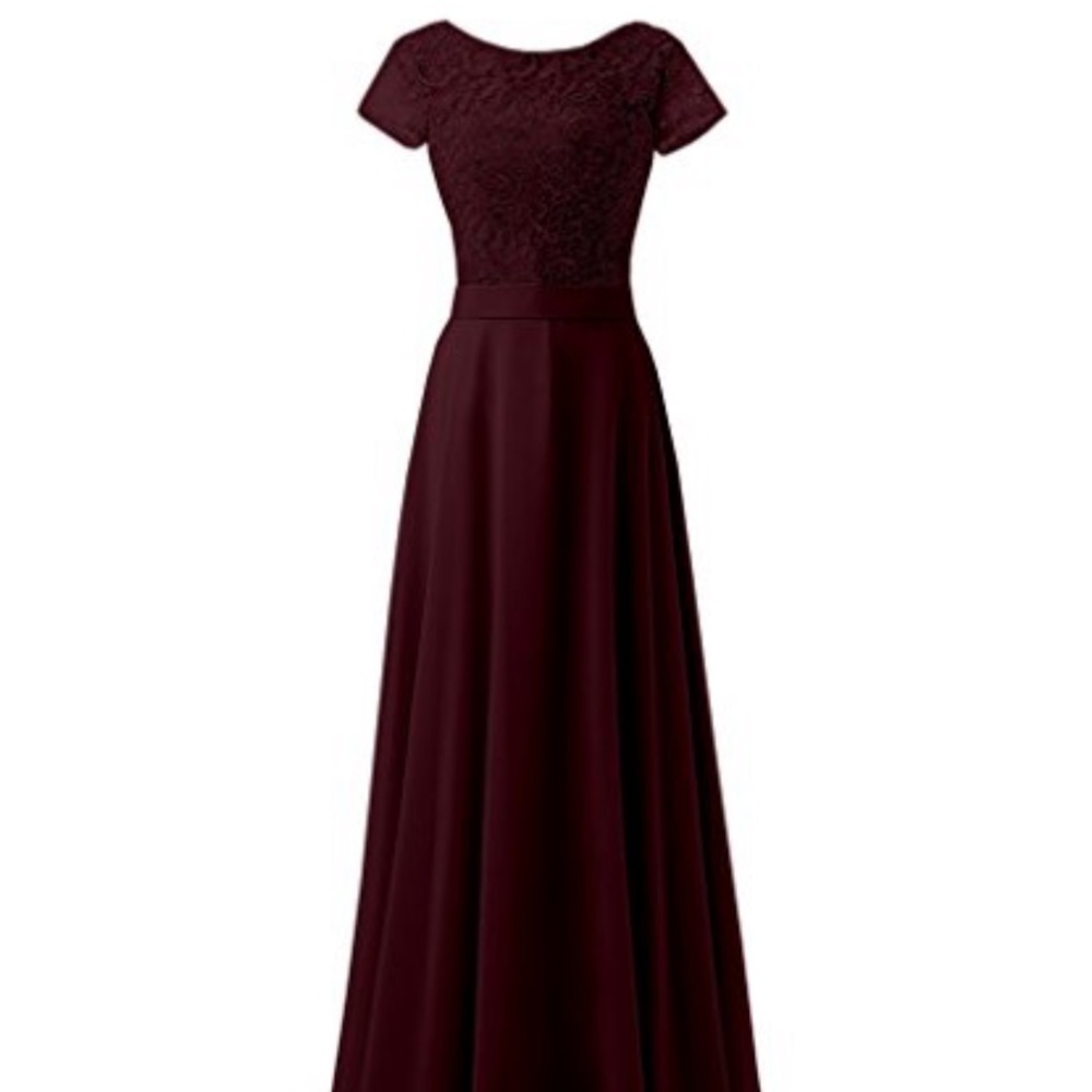 Lafee Bridal Lace Dresses Chiffon